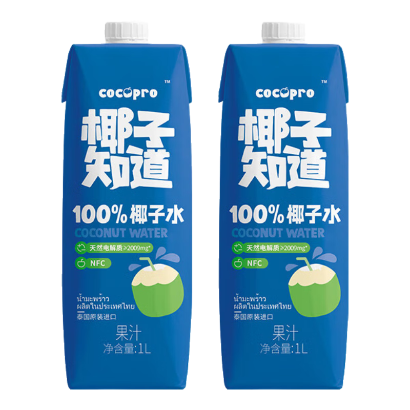 椰子知道光合植造椰子水风味饮料310ml*20瓶【报价价格评测怎么样