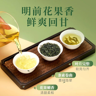 梦龙韵【精选绿茶】茶叶高山绿茶云雾碧螺春茶夏秋茶炒青绿茶 【2025年新茶】碧螺春