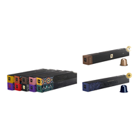 NESPRESSO 奈斯派索胶囊咖啡意式浓缩黑咖啡瑞士0糖 风味奶咖之选10条+甄选2条