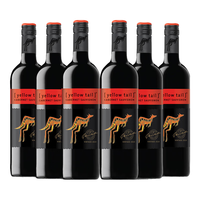 Yellow Tail 黄尾袋鼠 世界 赤霞珠半干型红葡萄酒 6瓶*750ml套装