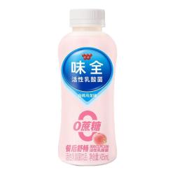 味全 原味800亿活性乳酸菌冷藏饮品 435ml 0蔗糖原味*5瓶+白桃乌龙*5瓶