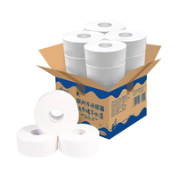 Rinuo 日诺 水溶大卷纸溶水厕纸酒店大盘纸商用速溶3层厕所纸巾1箱12卷