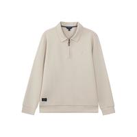 NAUTICA/诺帝卡男装春秋款透气亲肤半开襟长袖翻领T恤KO4306