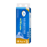 缘爱无芯卷纸4层800克/12卷扁卷竹浆卫生纸面巾纸餐巾纸源头直发 【原生竹浆】800克/12卷