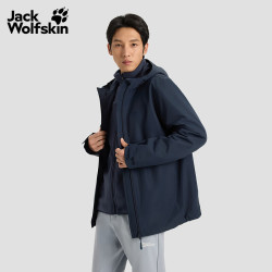 Jack Wolfskin 三合一 防风防水透气抓绒冲锋衣