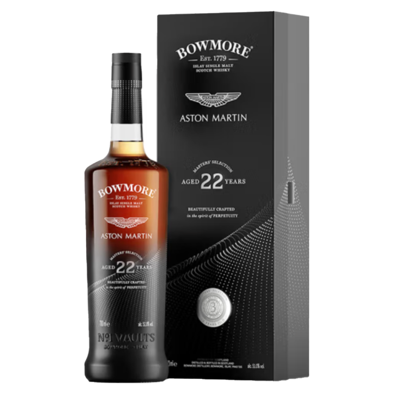 波摩（Bowmore）大师之选 22年第三版单一麦芽威士忌洋酒 700ml 阿斯顿马丁联名款 【波摩】大师之选22年第三版