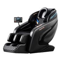 奥克斯(AUX)按摩椅家用全自动全身2025十大品牌太空舱揉捏零重力颈部腰背部智能按摩椅父母亲节实用送爸妈 基础款 丨全身气囊 液晶大屏灰黑色