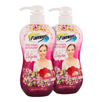 菲玛斯Famous(进口)内衣洗衣液洗大姨妈男女内衣裤专用清洁除菌 2瓶装