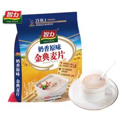 智力 金典奶香原味澳洲纯麦片 510g 1袋