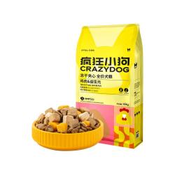疯狂小狗 小耳朵冻干夹心鸡肉狗粮泰迪比熊柯基小型犬成犬幼犬20斤