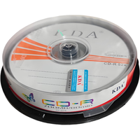 KDACD-R 办公系列 52速 700MB 光盘/刻录光盘/光盘空白/刻录碟片/光碟 桶装10片 cd碟片 刻录盘