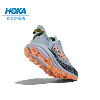 HOKA ONE ONE女款飞速羚羊6防水越野跑步鞋SPEEDGOAT 6 LOW GTX 户外轻便 玉石绿/烟灰色 38/235mm