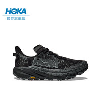 HOKA ONE ONE女款飞速羚羊6防水越野跑步鞋SPEEDGOAT 6 LOW GTX 户外轻便 黑色/太空灰 36/220mm