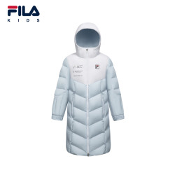 FILA 斐乐 儿童童装羽绒服2025年冬季新款女中大童户外运动长款外套