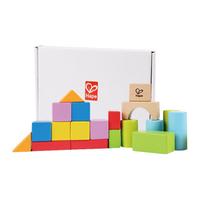 Hape 德国Hape益智拼搭积木建筑形状20粒1盒小孩玩具