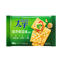 太平 欧芹鲜蒜味苏打饼干 100g*1