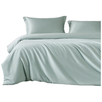 百丽丝水星家纺纯棉被套单件100支长绒棉全棉被罩 家庭双人床品被套 1.5米床 200cm*230cm 【100支长绒棉】苍景蓝素色