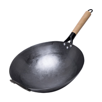 JITIECHUI 冀铁锤 章丘手工铁锅   36cm有耳 赠锅盖+铲（次日达）