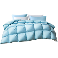 富安娜被子 95%波兰白鹅绒被冬季被芯 双人羽绒被冬厚被230x229cm