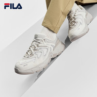 FILA斐乐掠夺者3复古跑鞋男鞋2025冬季运动鞋厚底休闲鞋 雾霾灰/南极灰-VA 40