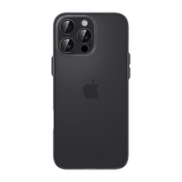 Best Coac适用苹果16Pro手机壳防摔全包边保护套iPhone16Pro软壳TPU防指纹简约男女款 超薄软壳磨砂黑