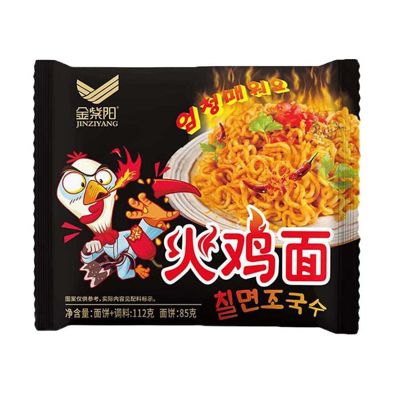 金紫阳超辣112g火鸡面方便面干拌面捞面韩式火鸡面一整箱