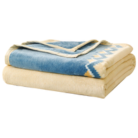 水星家纺毛毯冬季加厚加绒法兰绒毯A类毯子盖被可机洗约1.92斤150×200cm