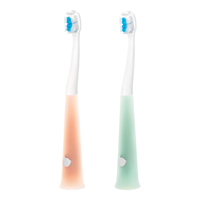 babycare BC2010001 儿童成长型牙刷 2段 科里斯绿+卡洛红 2支