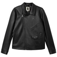 JACK&JONES/杰克琼斯 时尚大翻领 男士皮衣