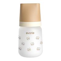 evorie 爱得利 新生婴儿玻璃奶瓶小熊防胀气0-3-6个月初生宝宝