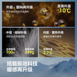 波司登 25极寒羽绒服男短款90鹅绒科技蓄热连帽外套B250242301