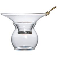 唐丰(TANGFENG) 茶具配件 原矿紫砂紫泥盖碗 实用功夫茶具三才碗 茶碗茶杯 方韵公道杯+玻璃金鱼茶漏