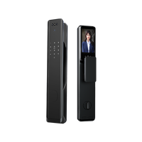 方舟鱼 掌静脉3D人脸全自动大屏猫眼智能门锁A1猫眼屏版