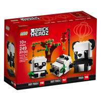 LEGO 乐高 BrickHeadz方头仔系列 40466 新春吉祥熊猫