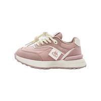 Kappa kids卡帕儿童运动鞋2025春夏男童鞋轻便女童鞋子跑步鞋 粉色 38