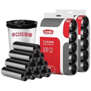  SODOLIKE/尚岛宜家 点断式 垃圾袋  中号加厚 200只 黑色 0.7丝 45*50