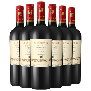 GREATWALL 长城葡萄酒 特选12 解百纳干红葡萄酒 750ml*6瓶