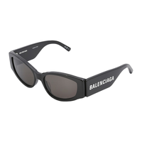 BALENCIAGA高级感复古侧面logo女士墨镜太阳镜黑色BB0258S 001