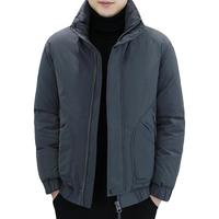 保罗冬季潮牌羽绒服男士短款港风时尚立领中青年男装保暖羽绒外套