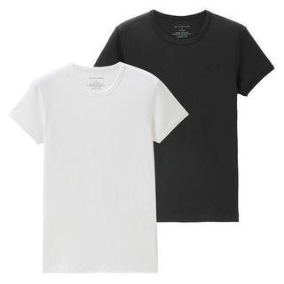 GIORDANO 佐丹奴 纯棉两件装 打底衫男 01242011