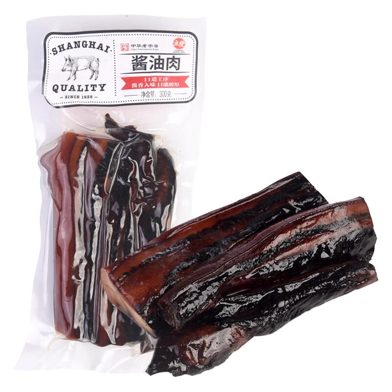 立丰立丰食品上海酱油肉300g真空袋装猪肉农家腌腊肉制品包装特产年货 酱油肉300g*1包