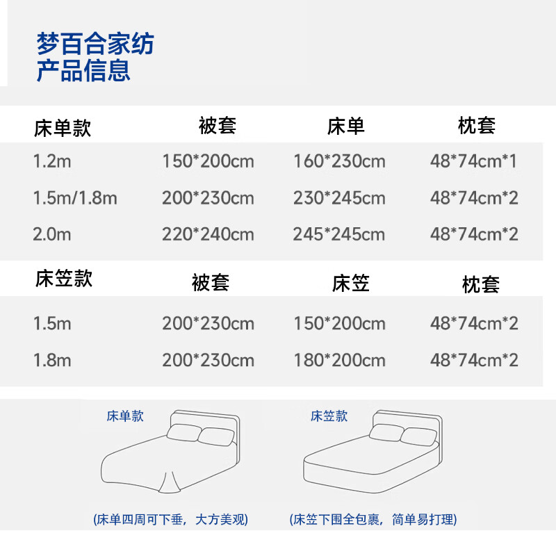 梦百合（MLILY）四件套牛奶绒秋冬季绒珊瑚绒四件套被套床单牛奶绒床笠   床笠款 （被套200*230cm） 四件套