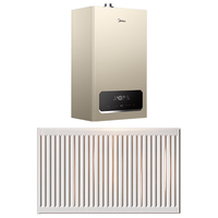 Midea 美的 L1GB20-R05 板换式燃气壁挂炉 10L 20kW 两组暖气片 一价全包