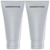 优时颜（UNISKIN）洗面奶氨基酸洁面乳60g*2控油温和清洁毛孔敏感肌男女卸妆新年礼 控油洁面60g*2