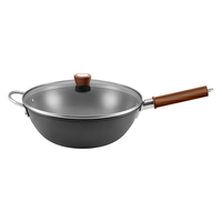 ZWILLING/双立人 无涂层 中式炒锅  【有礼】32cm铁炒锅 400系列不锈钢 30.1-32cm