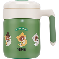 膳魔师(THERMOS)保温杯520ml咖啡杯男女儿童泡茶水杯子TCMM-520-KITTEN(LF) 520毫升 KITTEN猫