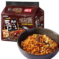 paldo 韩国八道极地辣味炸酱面203g*4包 方便面泡面拉面干拌面速食