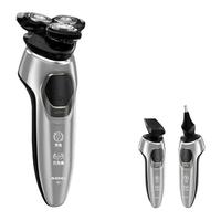 SID 超人 电动剃须刀RS381 三刀头电动刮胡刀三合一多功能男士便携全身水洗胡须刀  (剃须刀+修鬓角器+修鼻毛器)