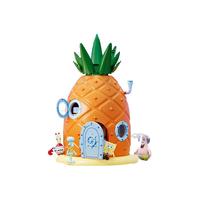 山姆代购Areax砖区海绵宝宝菠萝屋积木蟹堡王餐厅8岁益智拼装玩具