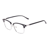精工(SEIKO)眼镜框商务系列男士全框休闲钛材近视眼镜架HG4101 02银色 55mm